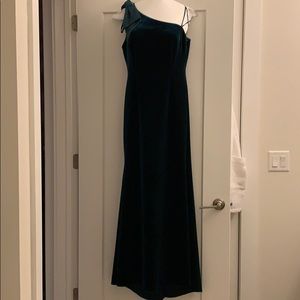 Eliza J Green Velvet Gown
